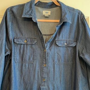 Old Navy denim shirt dress